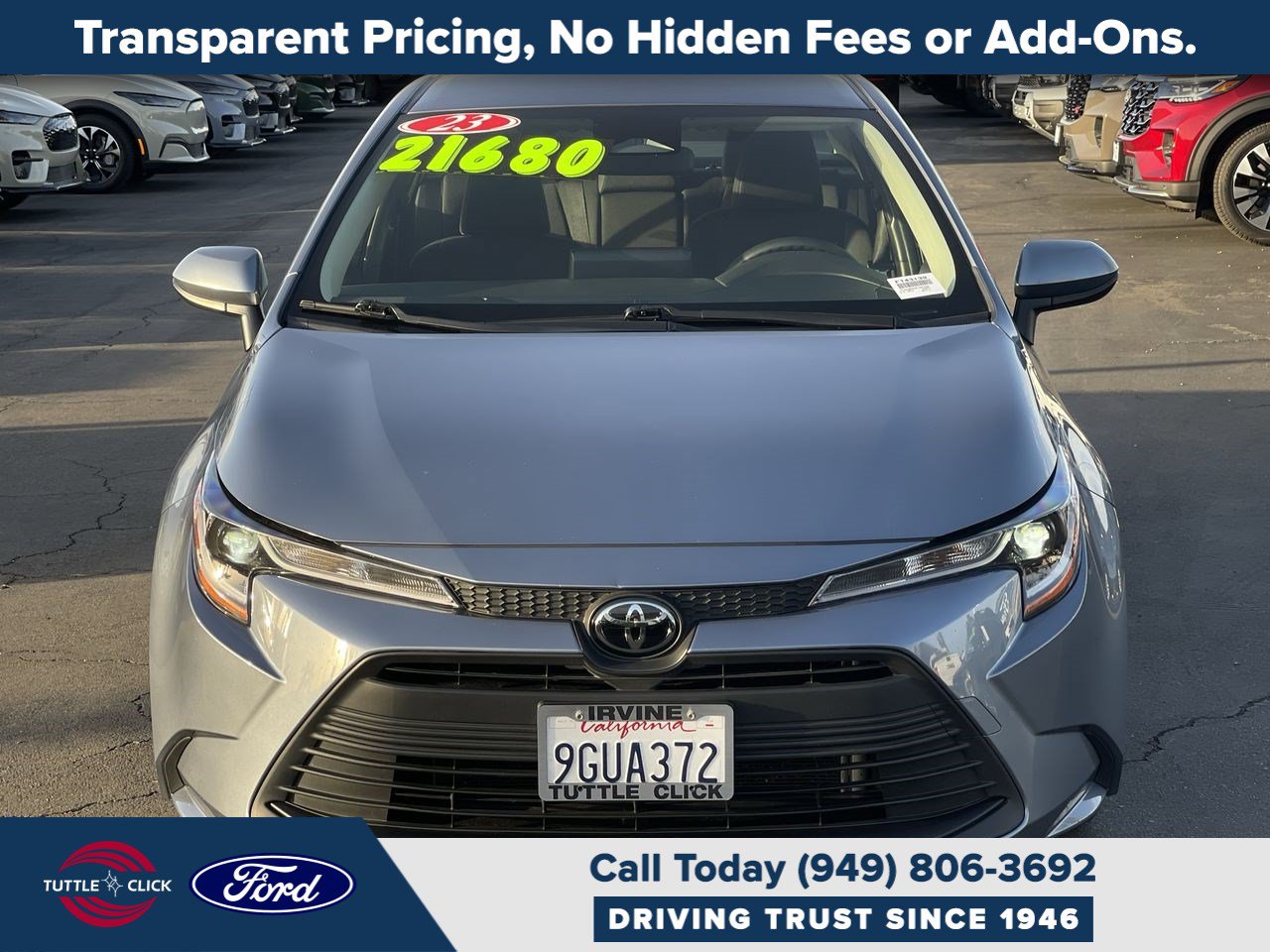 Used 2023 Toyota Corolla LE w/ Carpet Mat Package (TMS) FWD image 11