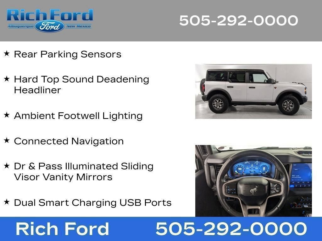Certified 2025 Ford Bronco Badlands AWD/4WD image 95