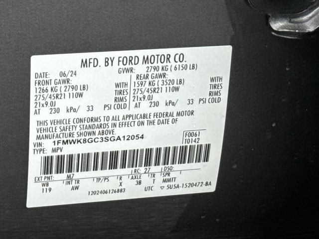 Certified 2025 Ford Explorer ST AWD/4WD image 30