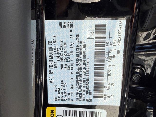 Certified 2025 Ford Bronco Sport Big Bend w/ Convenience Package AWD/4WD image 30