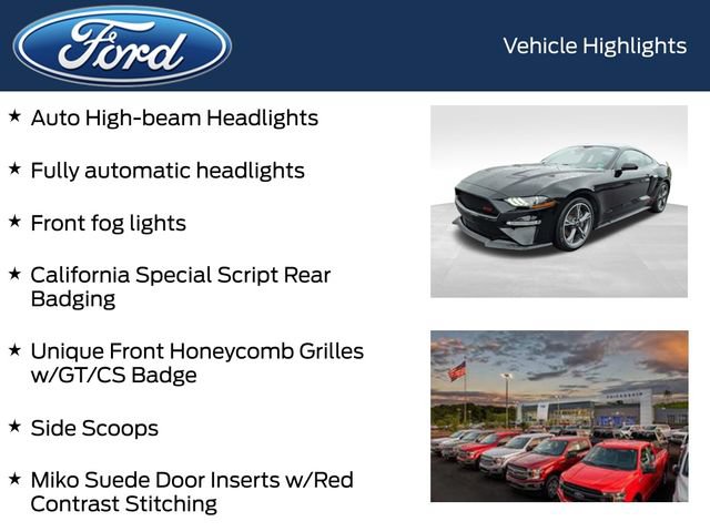Certified 2022 Ford Mustang GT Premium w/ California Special Package RWD image 9