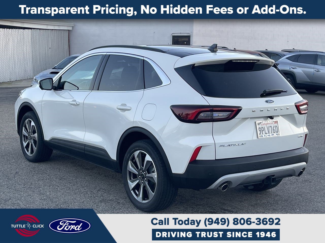 Certified 2024 Ford Escape Platinum w/ Class II Trailer Tow Package image 3