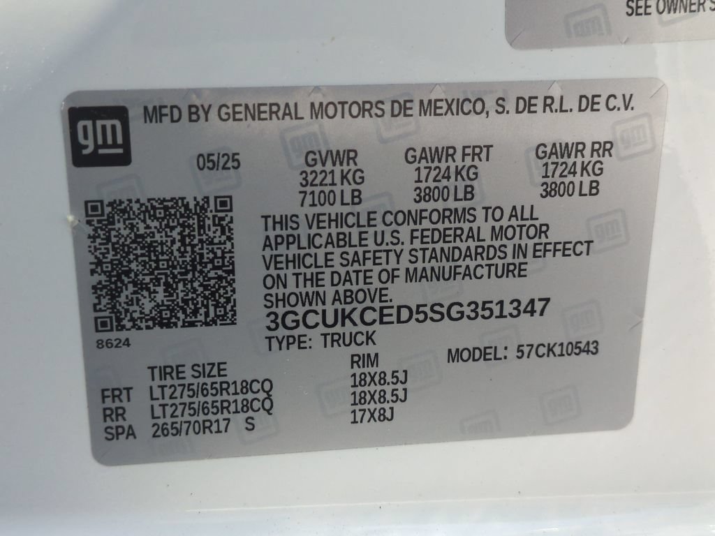 Used 2025 Chevrolet Silverado 1500 Custom Trail Boss AWD/4WD image 29