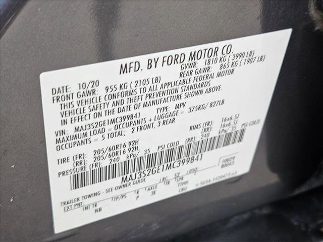 Certified 2021 Ford EcoSport SE FWD image 22