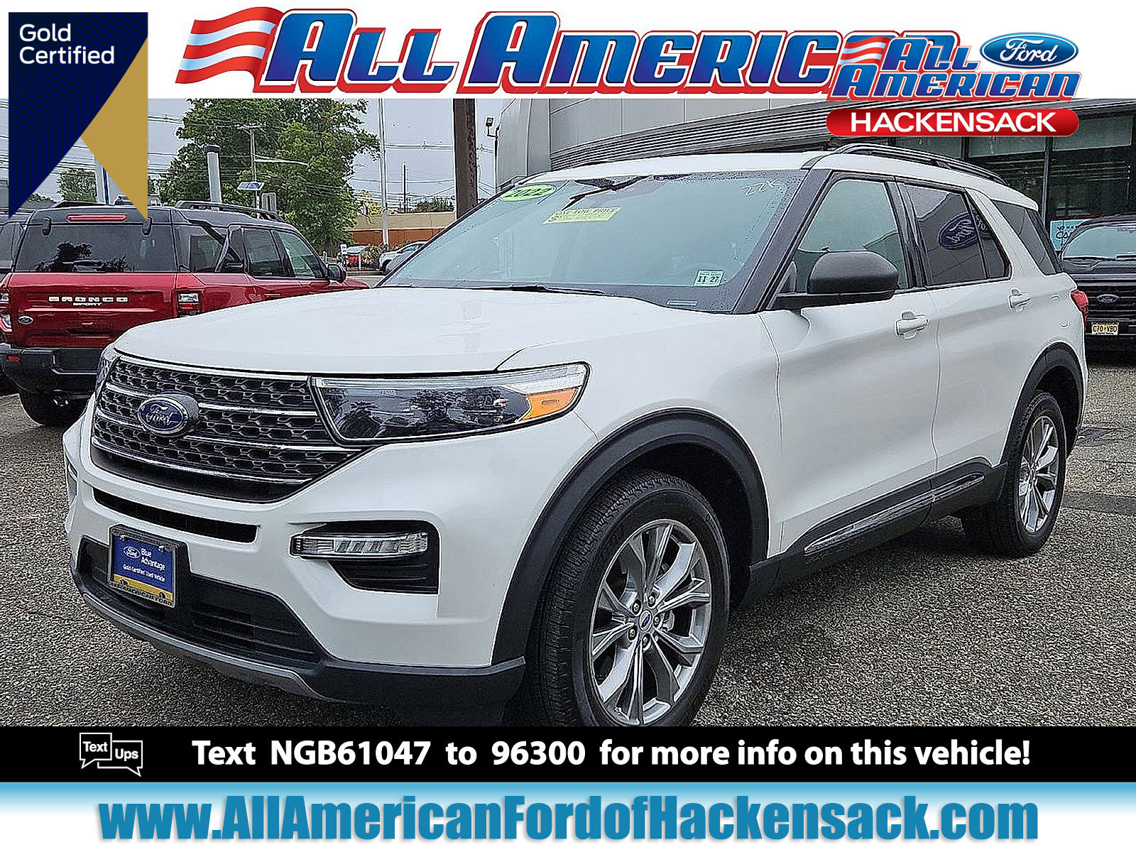 Certified 2022 Ford Explorer XLT w/ Equipment Group 202A
