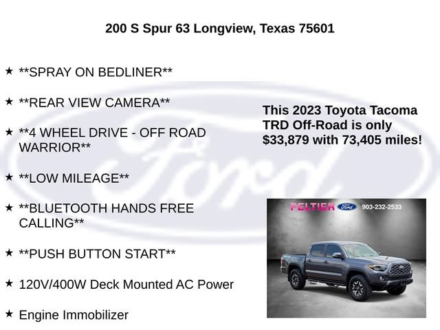 Used 2023 Toyota Tacoma TRD Off-Road AWD/4WD image 10