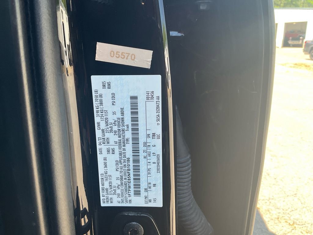 Certified 2022 Ford F150 Platinum w/ Equipment Group 701A High image 18