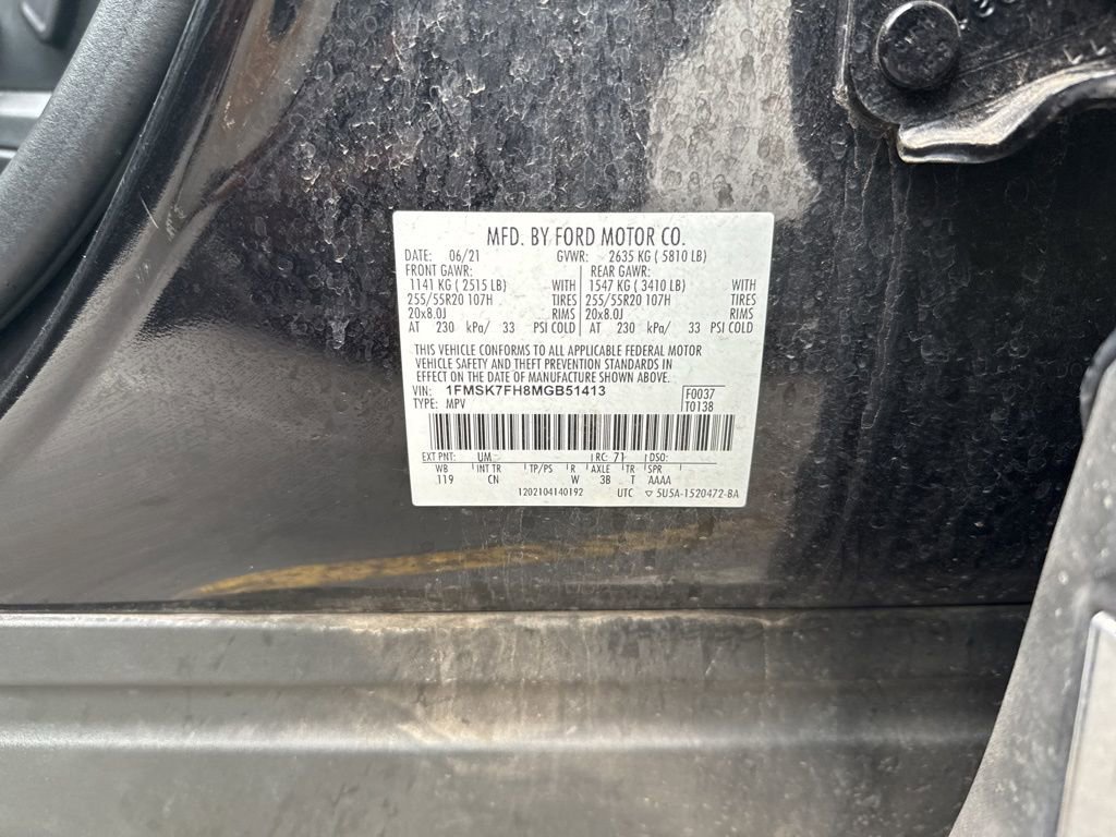 Certified 2021 Ford Explorer Limited w/ Equipment Group 301A RWD image 11