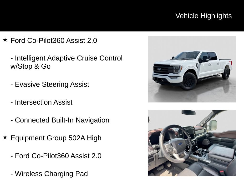 Certified 2023 Ford F150 Lariat w/ Equipment Group 502A High AWD/4WD image 6