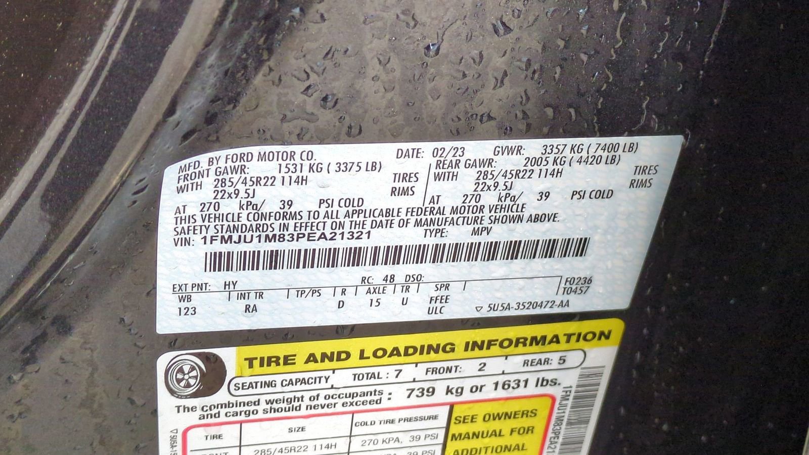 Certified 2023 Ford Expedition Platinum image 40