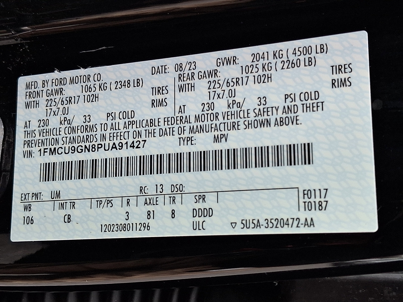 Certified 2023 Ford Escape Active image 26