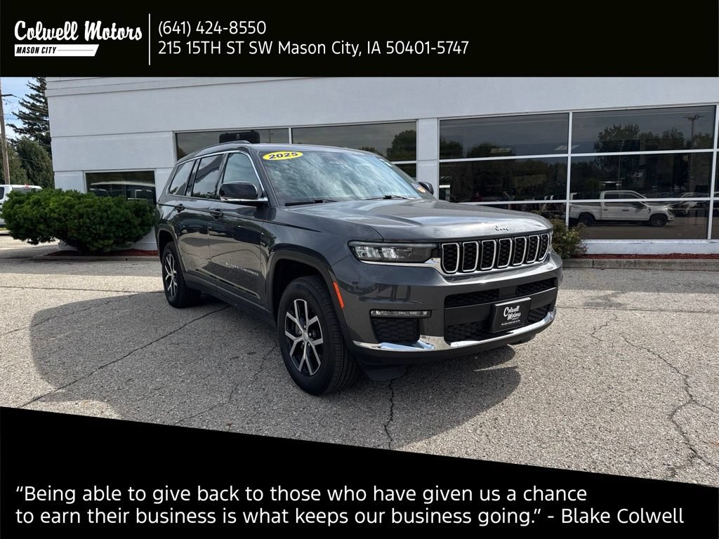 Used 2025 Jeep Grand Cherokee L Limited w/ Trailer Tow Package