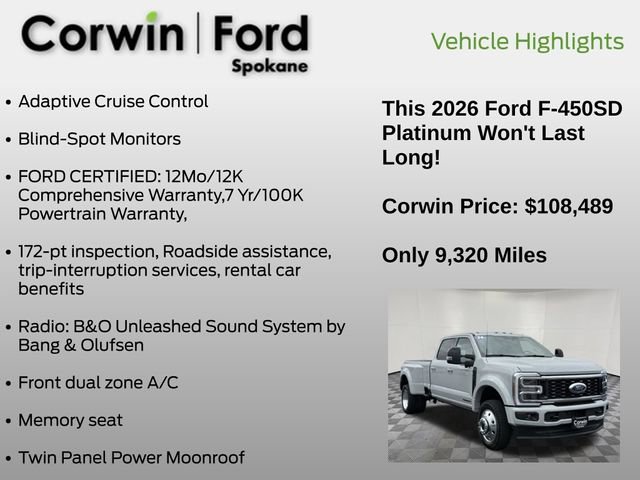 Certified 2026 Ford F450 Platinum AWD/4WD image 7