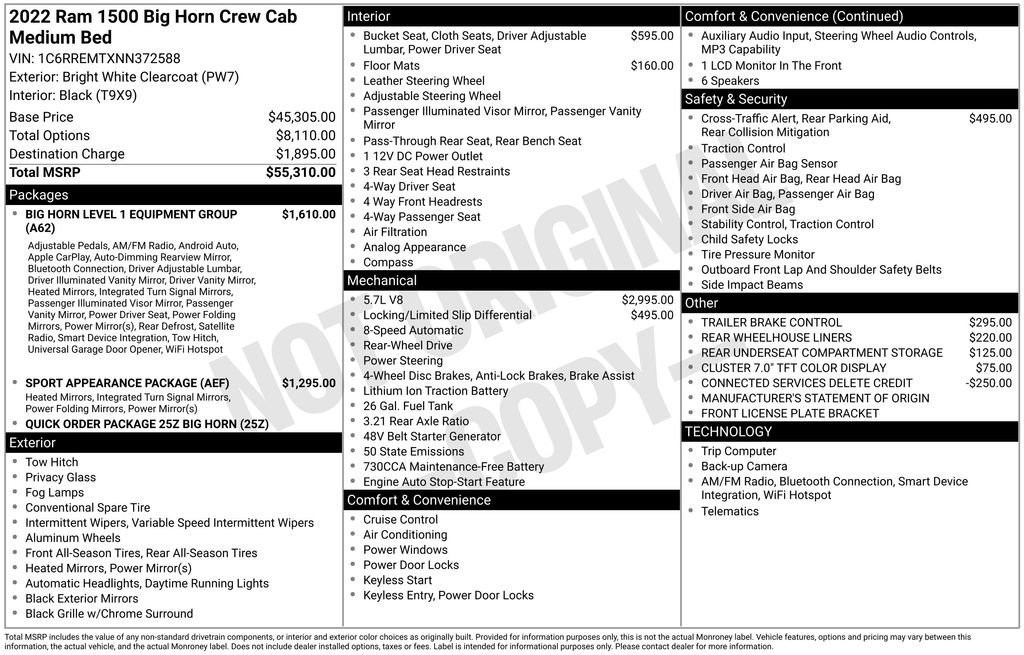 Used 2022 RAM 1500 Big Horn image 3