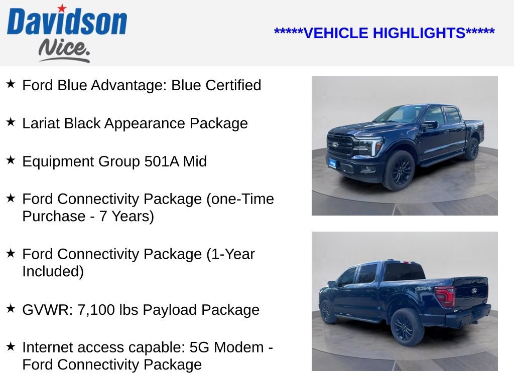 Certified 2026 Ford F150 Lariat AWD/4WD image 4