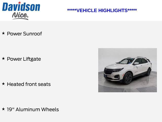 Used 2023 Chevrolet Equinox RS w/ LPO, Floor Liner Package AWD/4WD image 5
