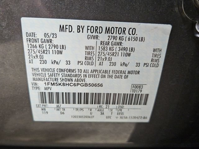 Certified 2023 Ford Explorer Platinum w/ Technology Package AWD/4WD image 38