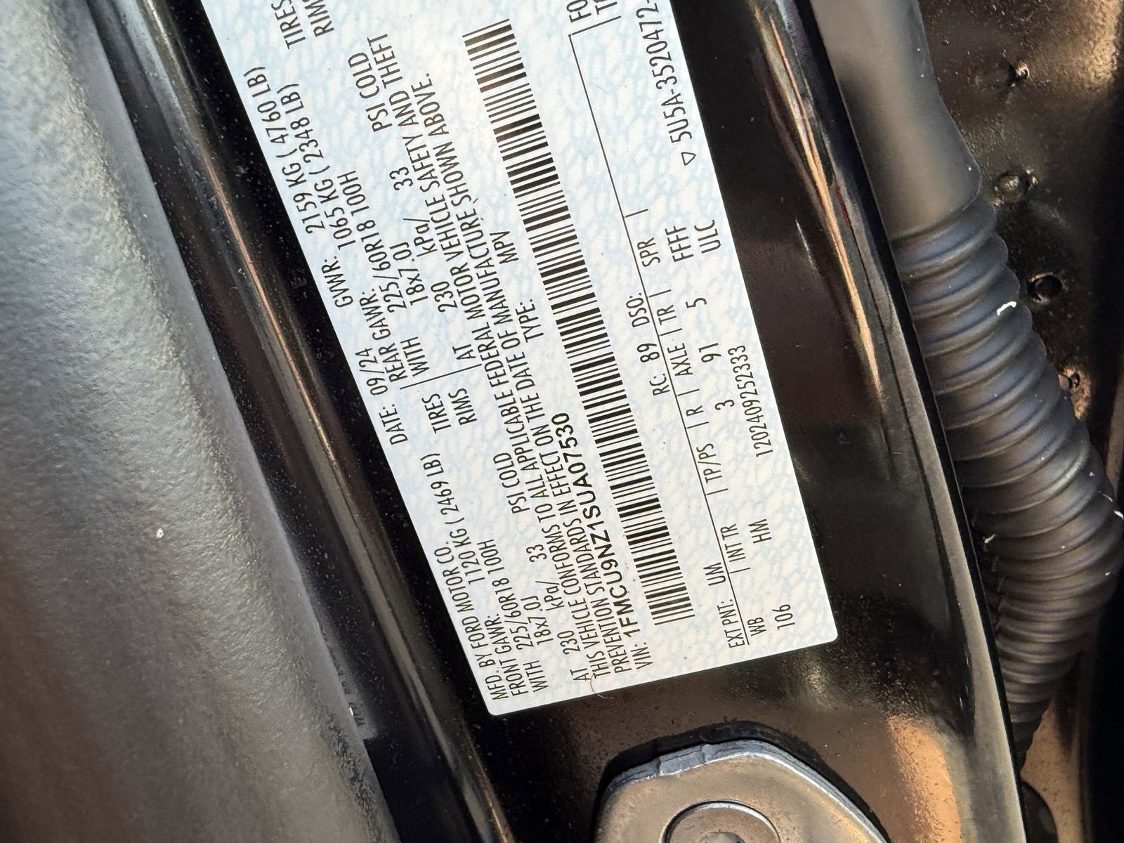 Certified 2025 Ford Escape ST-Line Elite image 31