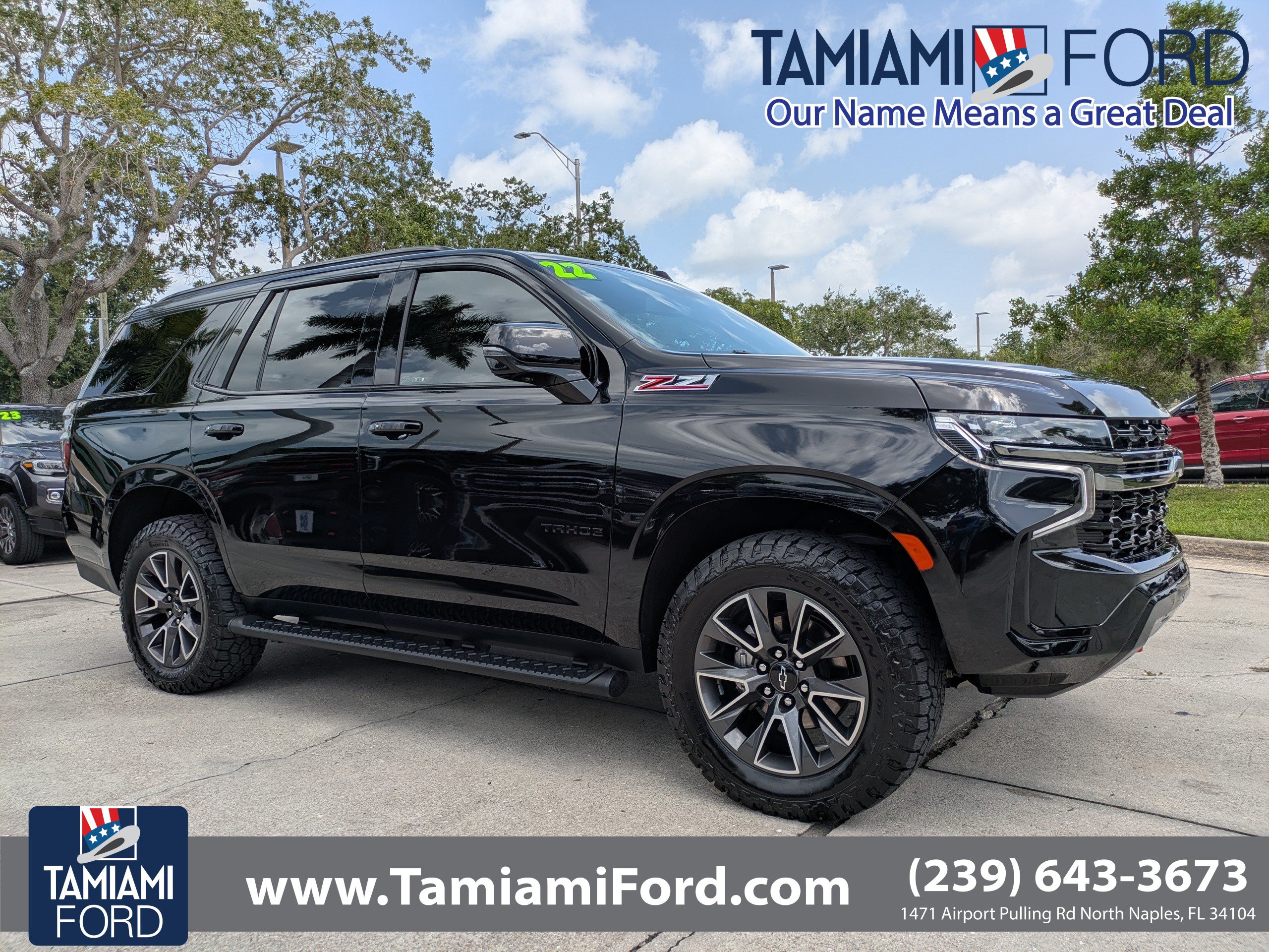 Used 2022 Chevrolet Tahoe Z71 w/ Off-Road Capability Package AWD/4WD image 1