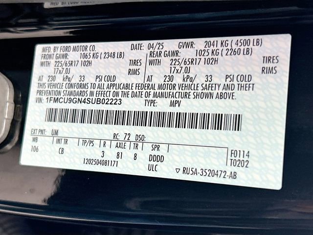 Certified 2025 Ford Escape Active image 32