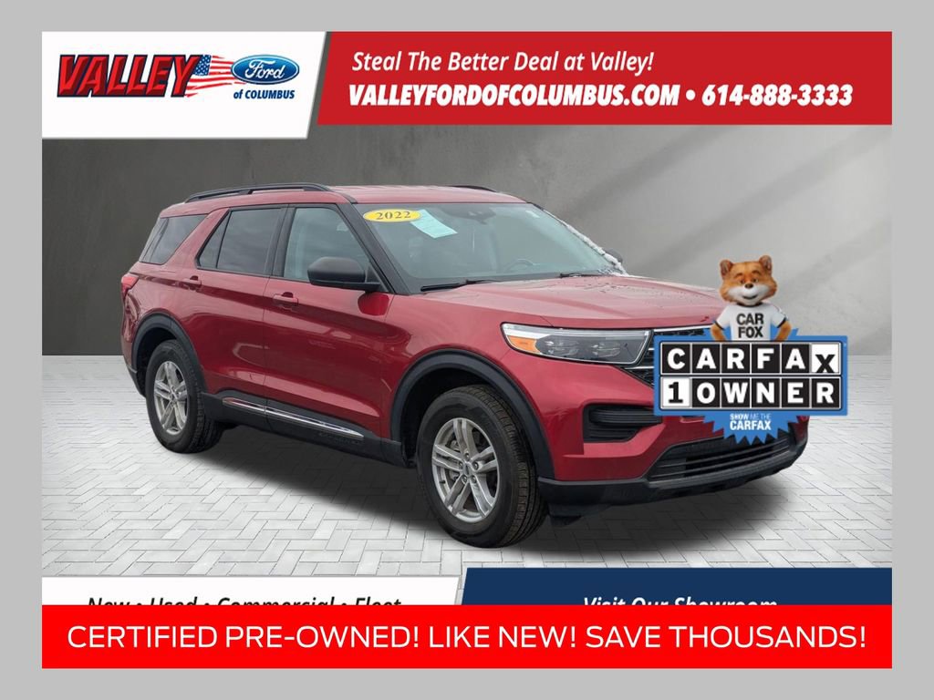 Certified 2022 Ford Explorer XLT image 1