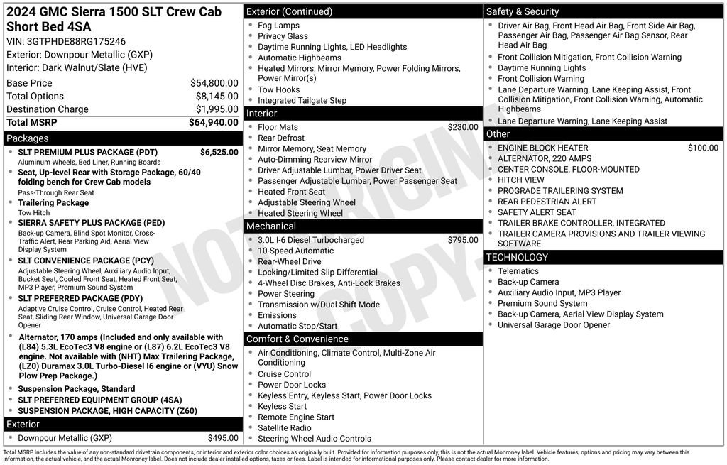 Used 2024 GMC Sierra 1500 SLT w/ SLT Premium Plus Package image 6