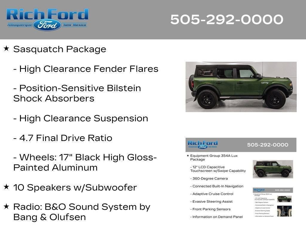 Certified 2023 Ford Bronco Wildtrak AWD/4WD image 64