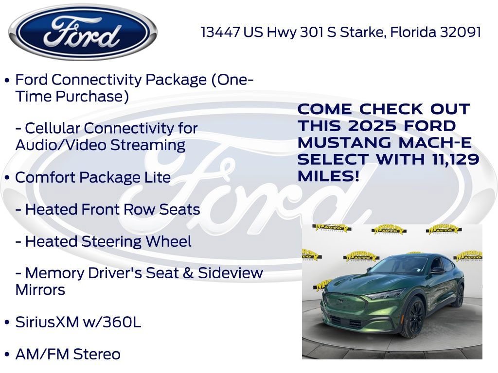 Certified 2025 Ford Mustang Mach-E Select w/ Comfort Package Lite AWD/4WD image 22