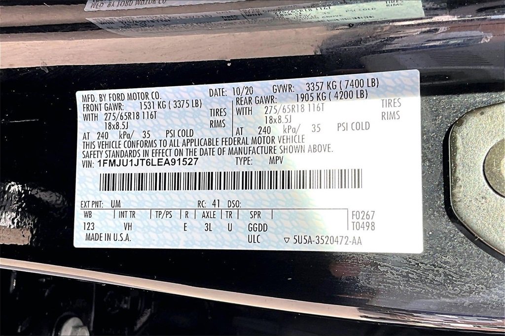 Certified 2020 Ford Expedition XLT w/ Equipment Group 202A image 32