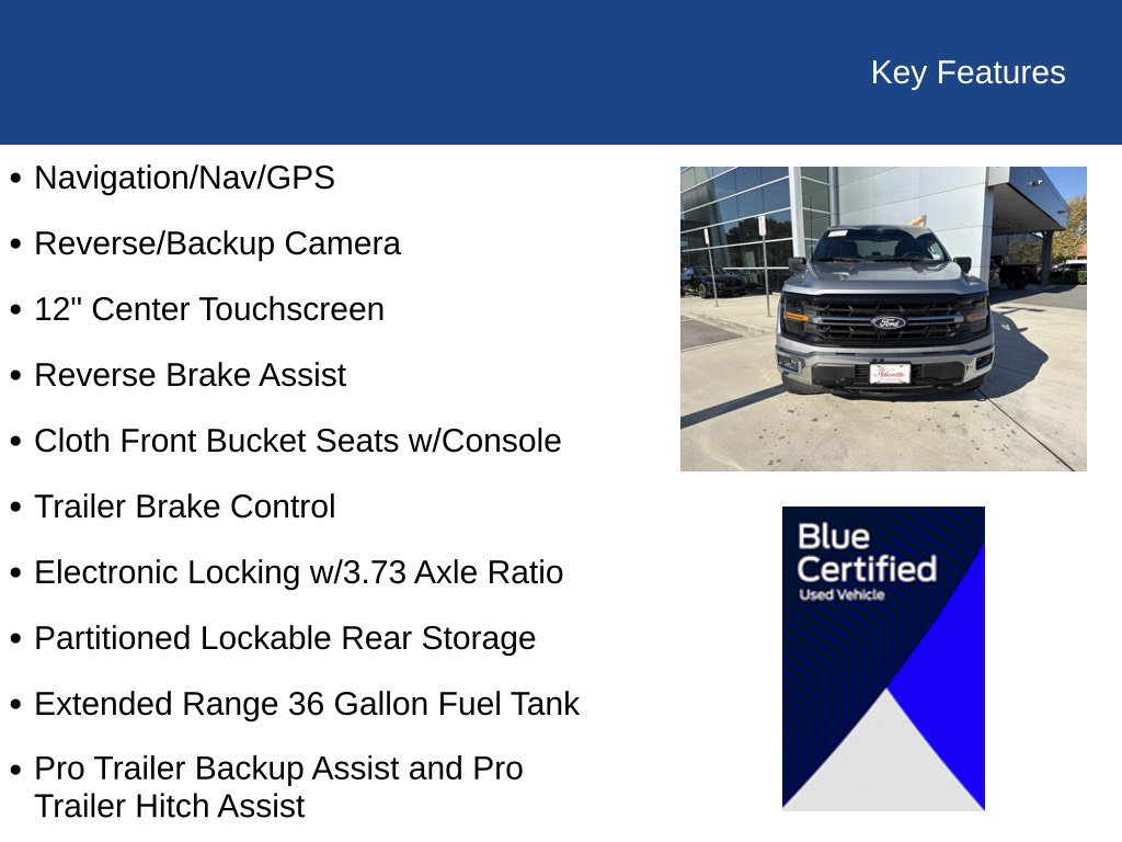 Certified 2024 Ford F150 XLT w/ Mobile Office Package AWD/4WD image 28
