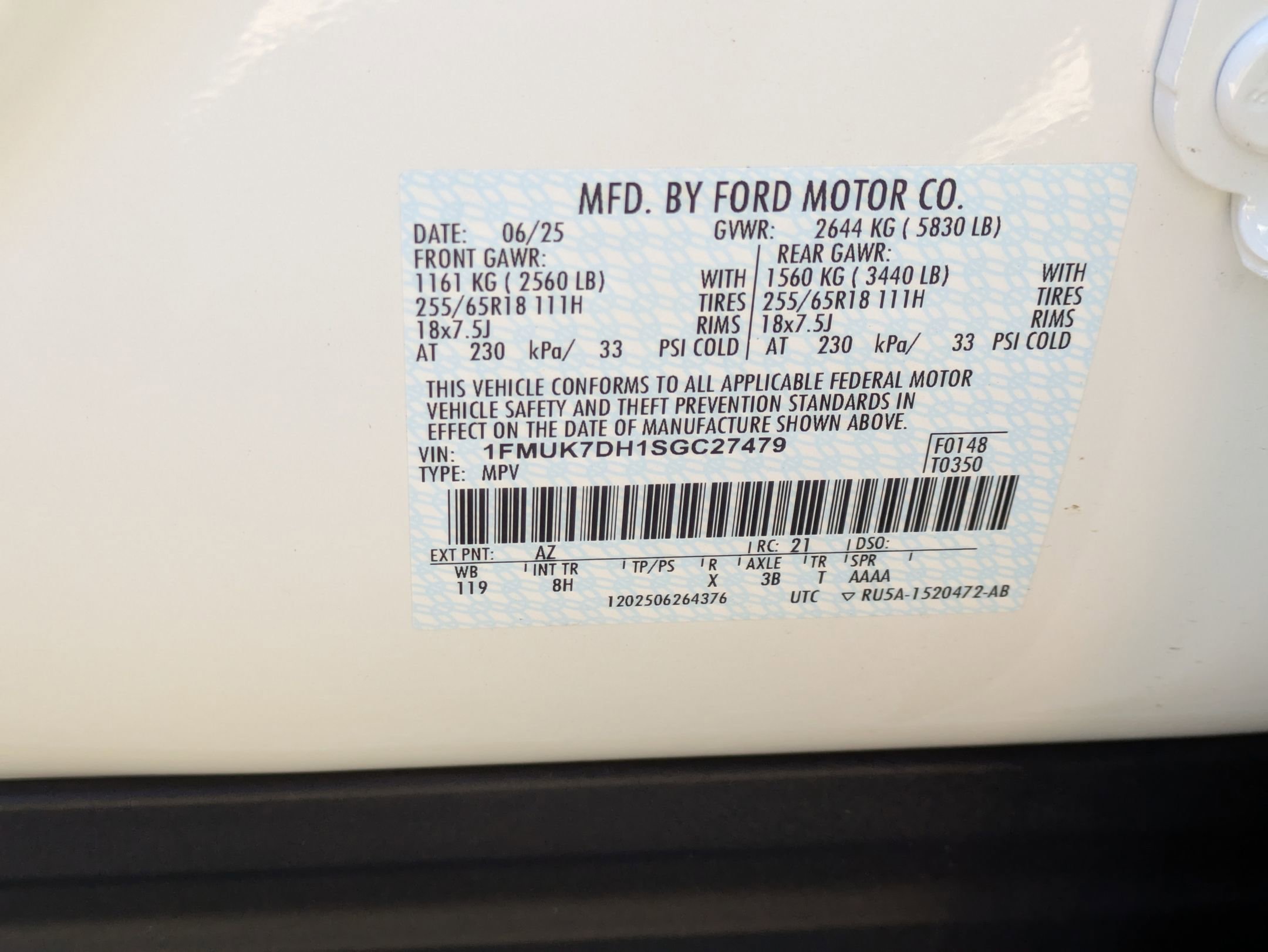 Certified 2025 Ford Explorer Active RWD image 42