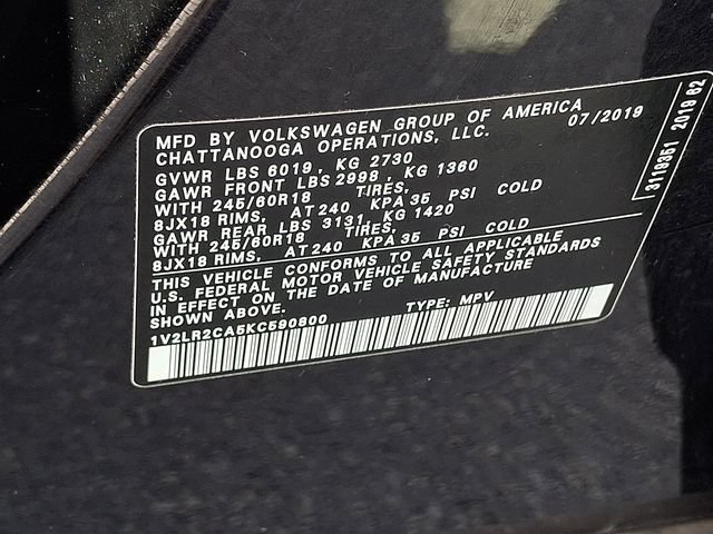 Used 2019 Volkswagen Atlas SE w/ Towing Package AWD/4WD image 35