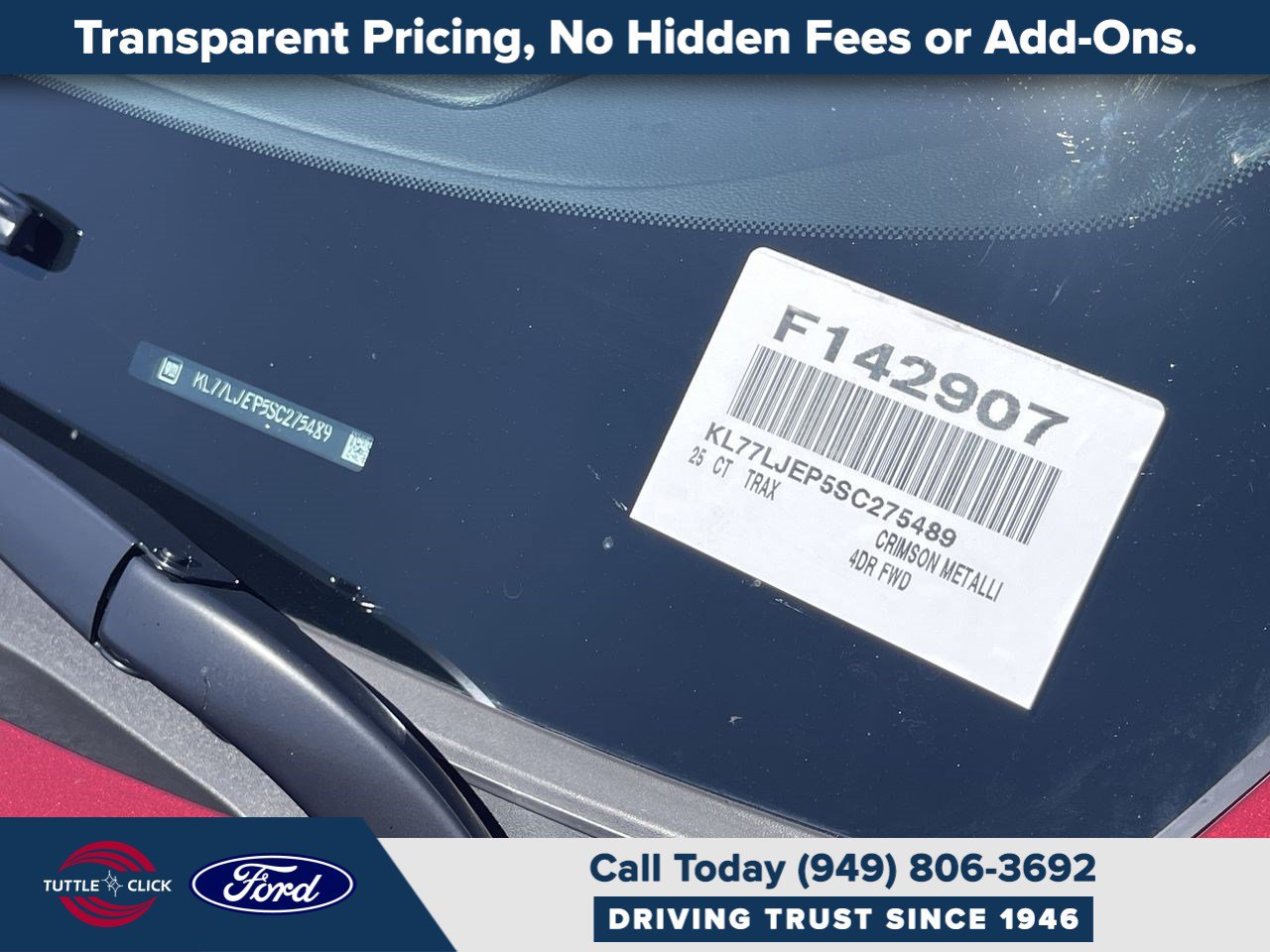 Used 2025 Chevrolet Trax RS w/ Sunroof Package FWD image 31