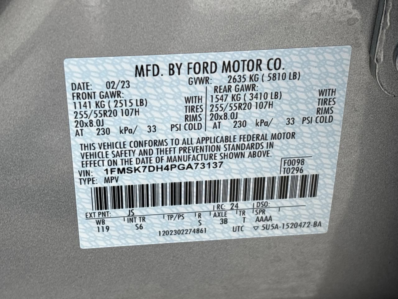 Certified 2023 Ford Explorer XLT w/ Equipment Group 202A image 36