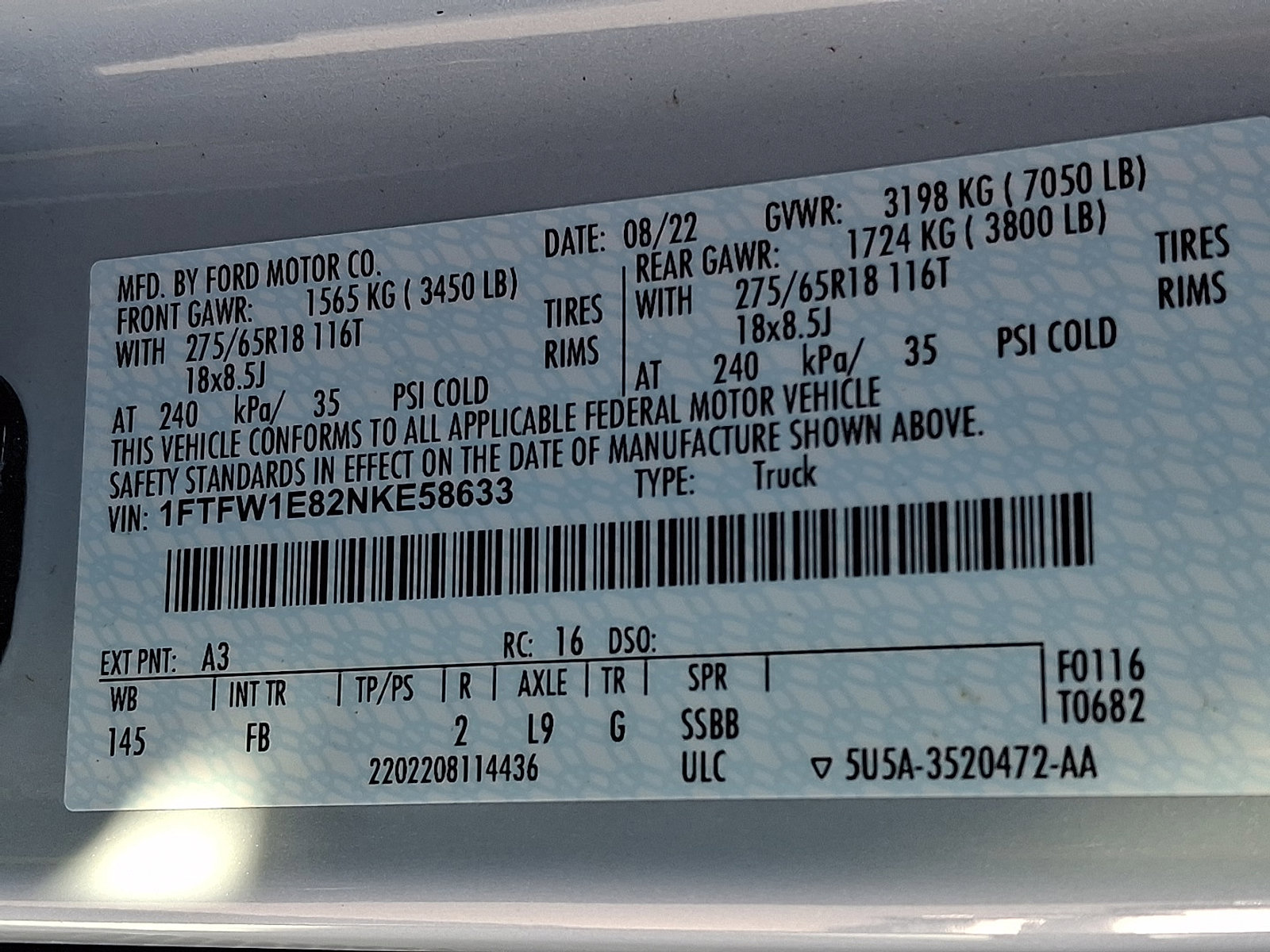 Certified 2022 Ford F150 XLT w/ Equipment Group 302A High image 28