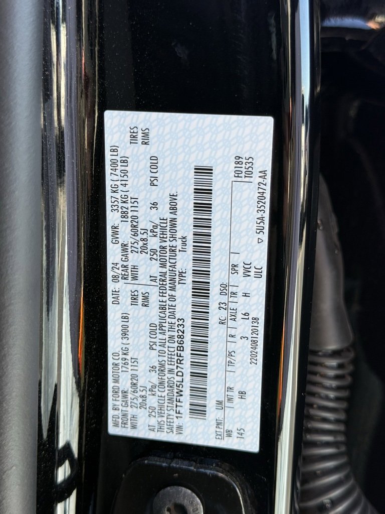 Certified 2024 Ford F150 Lariat w/ FX4 Off-Road Package image 33