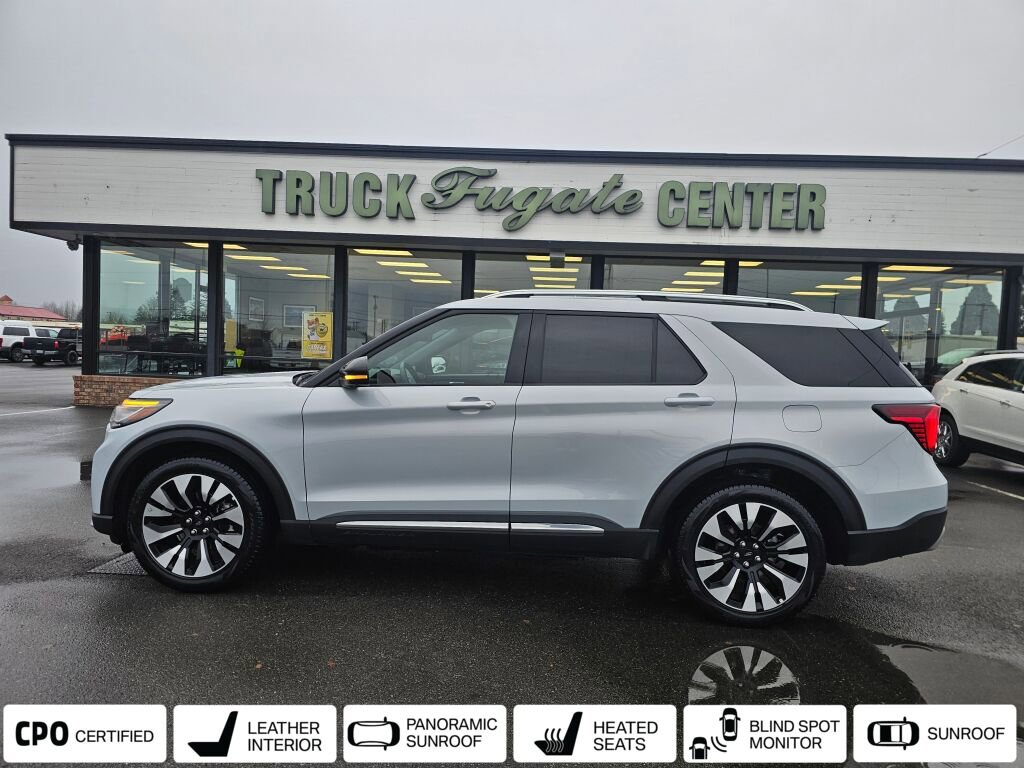 Certified 2025 Ford Explorer Platinum w/ LUX Leather Package image 1