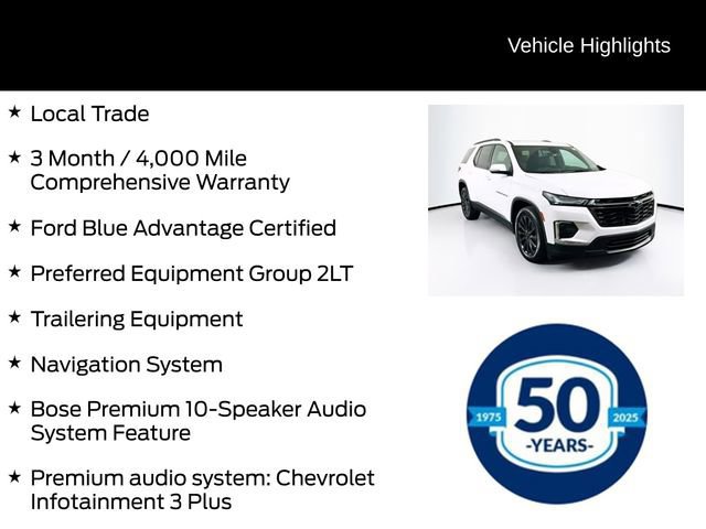 Used 2023 Chevrolet Traverse RS image 10