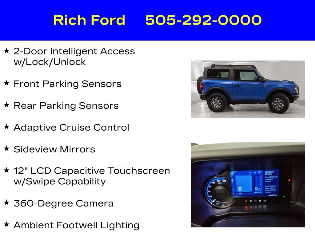 Certified 2022 Ford Bronco Badlands image 27