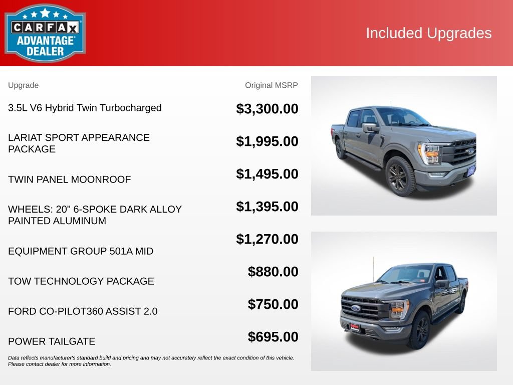 Certified 2021 Ford F150 Lariat AWD/4WD image 14