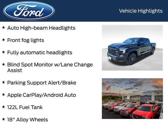 Used 2025 Toyota Tundra SR5 w/ SR5 Convenience Package AWD/4WD image 14