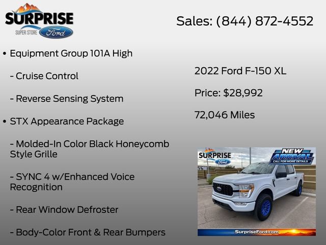 Certified 2022 Ford F150 XL w/ STX Appearance Package AWD/4WD image 7