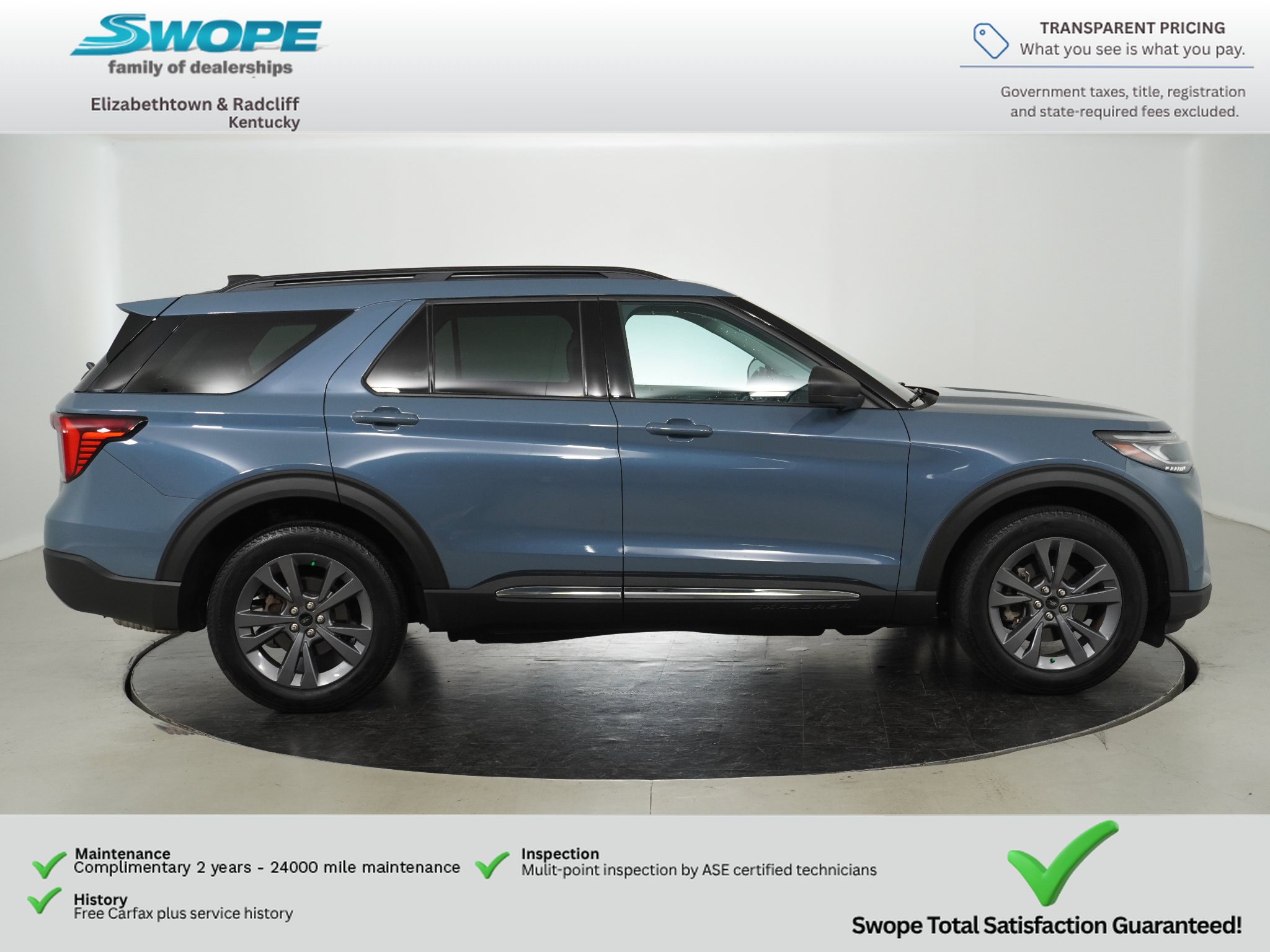 Certified 2025 Ford Explorer Active w/ Active Comfort Package AWD/4WD image 2