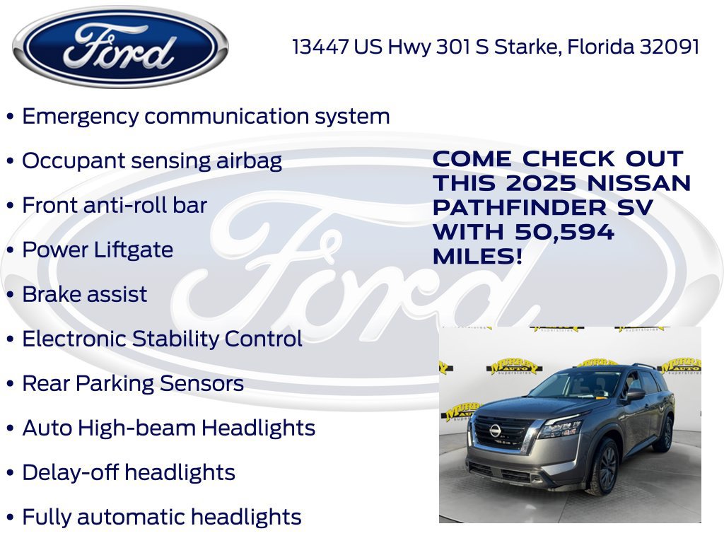 Used 2025 Nissan Pathfinder SV FWD image 32