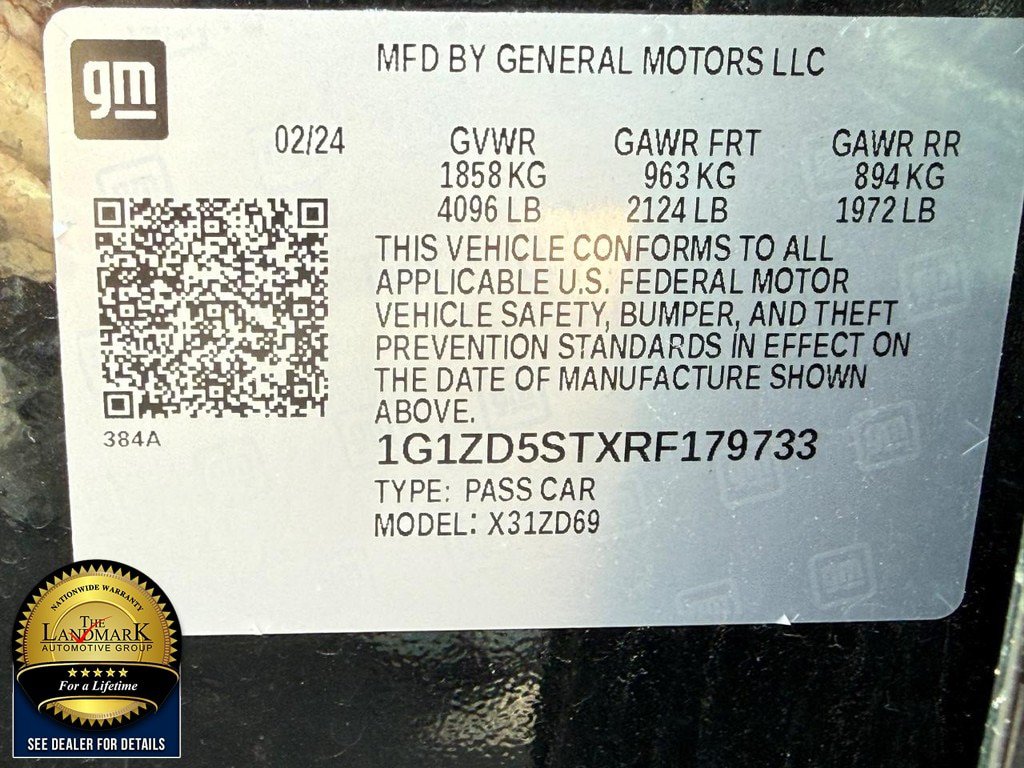 Used 2024 Chevrolet Malibu LT FWD image 21