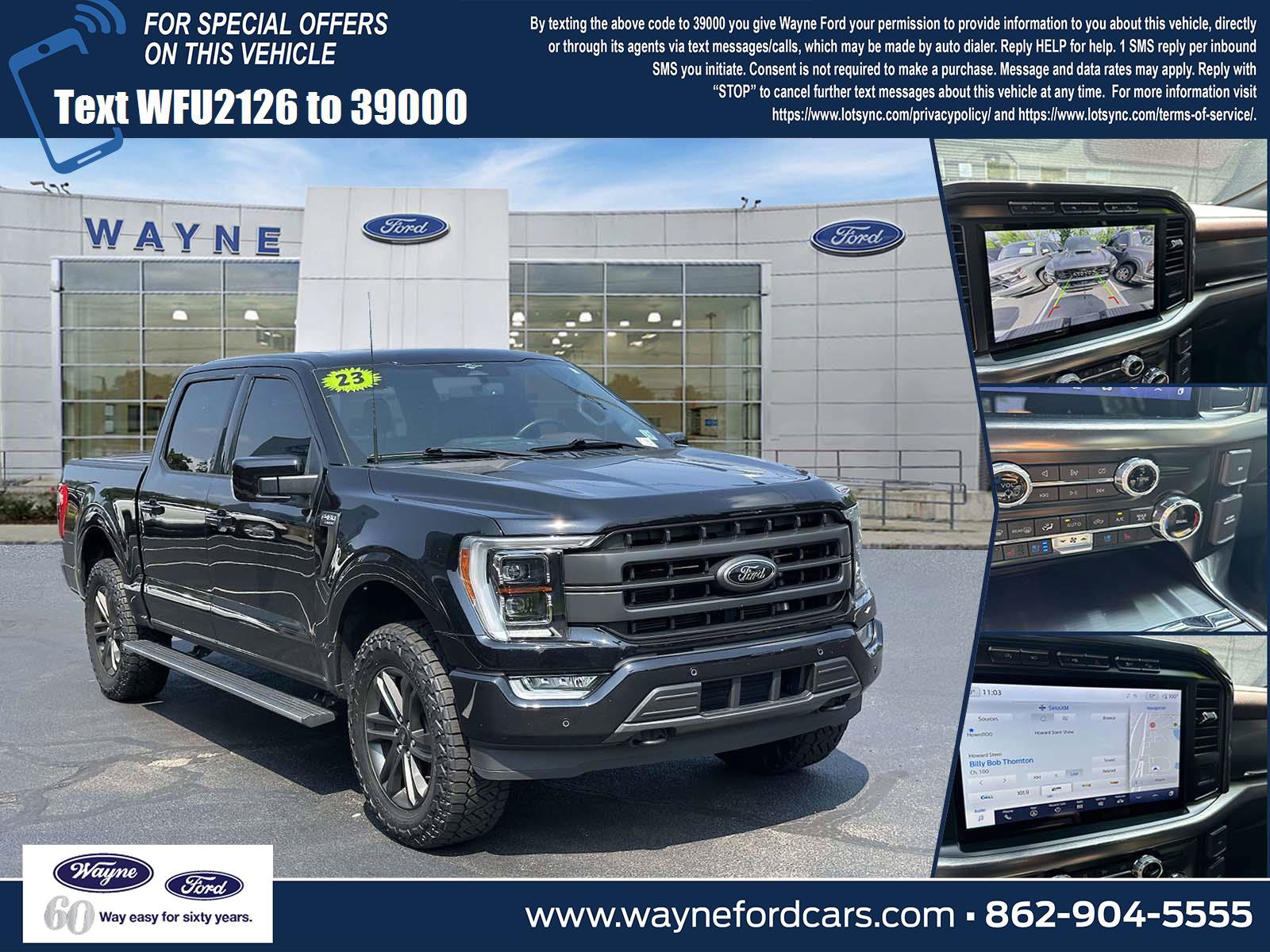 Certified 2023 Ford F150 Lariat w/ Equipment Group 502A High