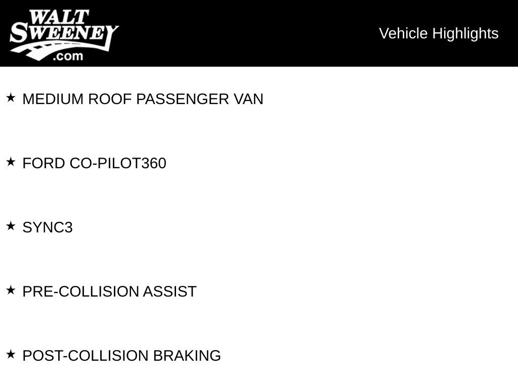 Certified 2020 Ford Transit 350 XLT RWD image 16