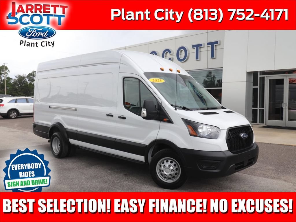 Certified 2025 Ford Transit 350 148 High Roof Extended DRW w/ Interior Upgrade Package