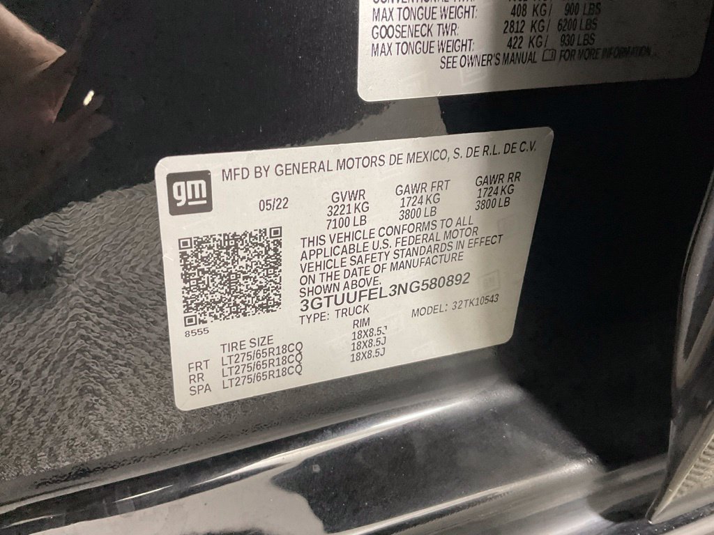 Used 2022 GMC Sierra 1500 AT4X AWD/4WD image 27
