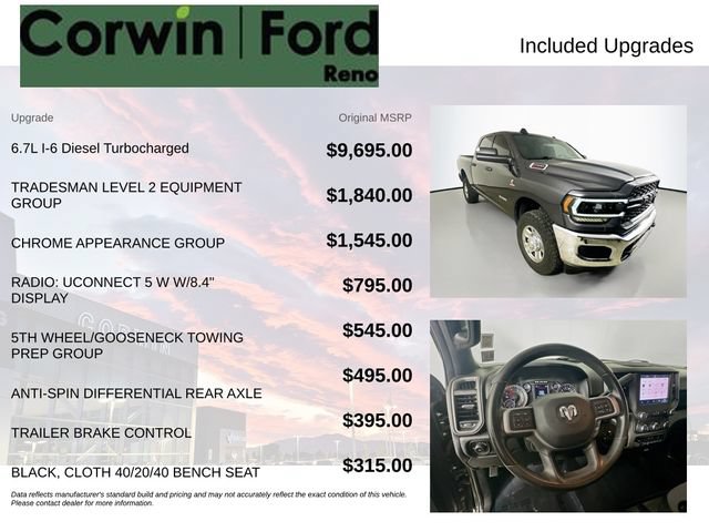 Used 2022 RAM 2500 Tradesman AWD/4WD image 3